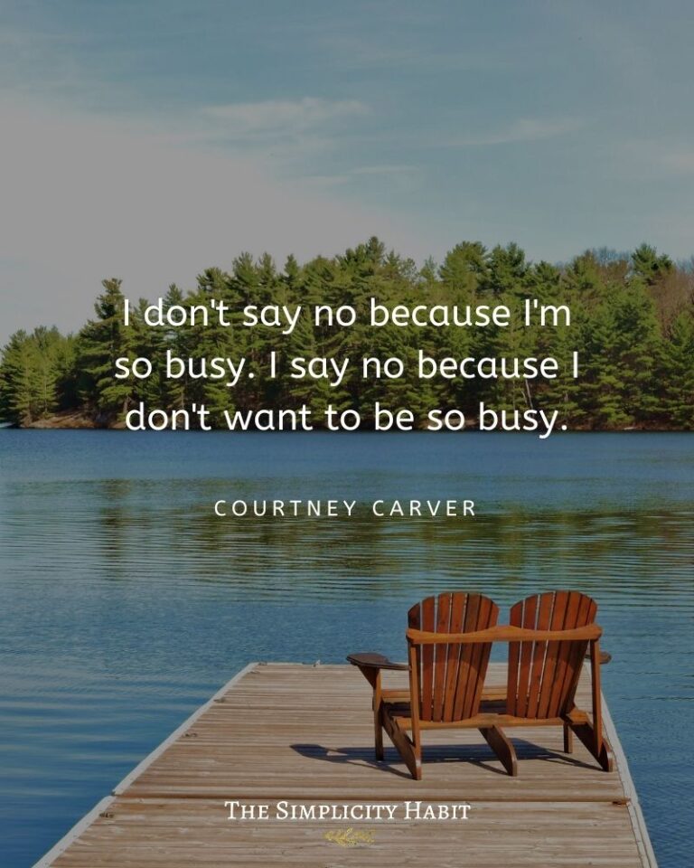 I dont want to be busy 768x960